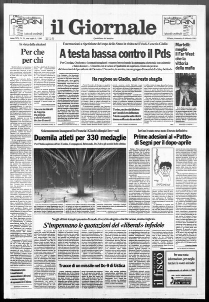 Il giornale : quotidiano del mattino